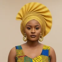 Side Fan AutoGele Headgear | Pleated Style